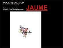 Tablet Screenshot of modernismo.com
